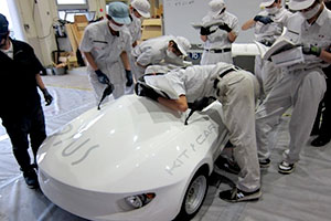 堺高校　電気自動車講習